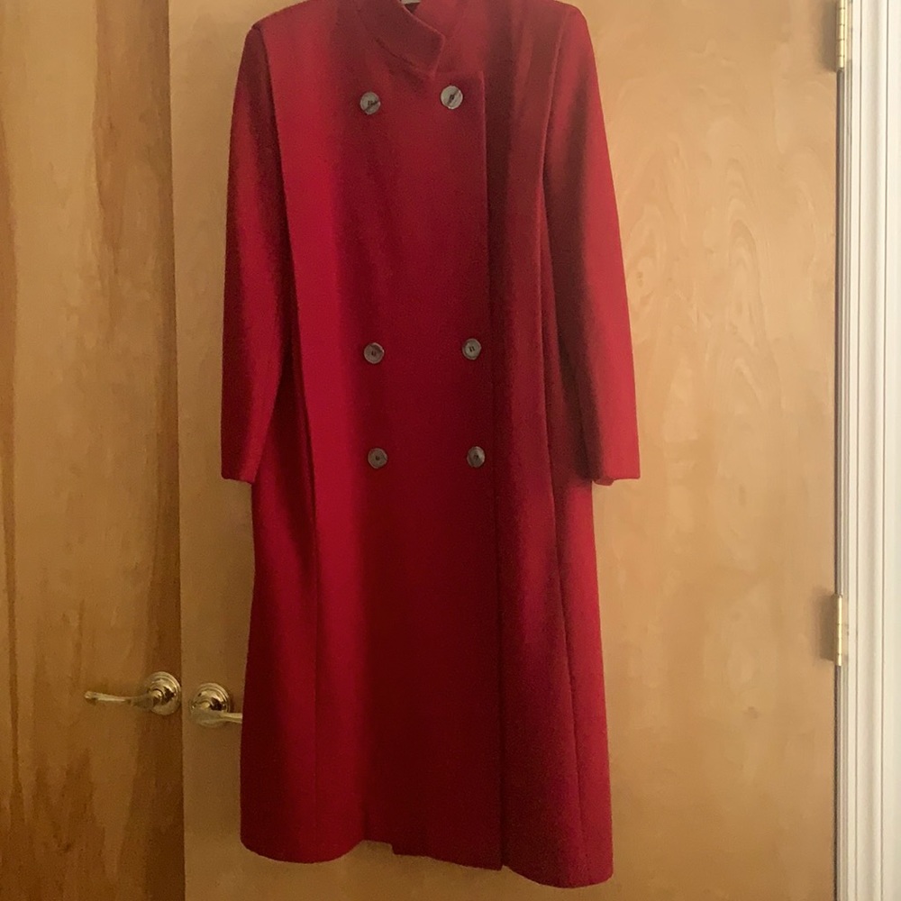 Ashley Scott Full Length Wool Coat